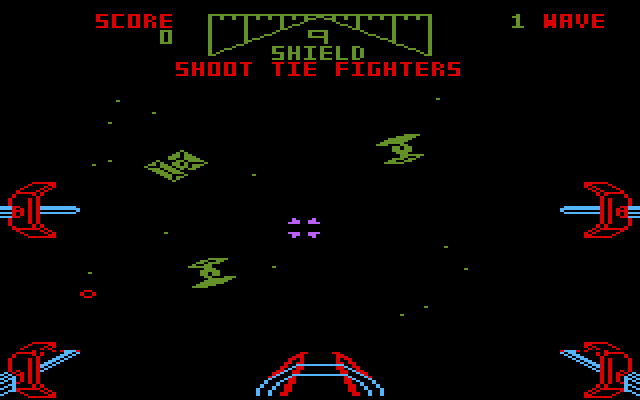Star Wars - The Arcade Game (1983) (Parker Bros) Screenshot